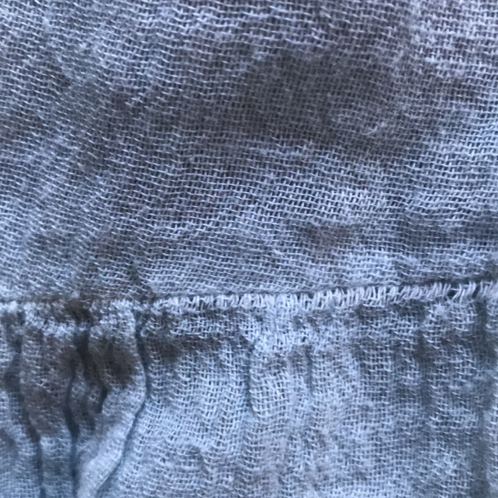 J. Morgan Puett blue gauze top - Picture 4 of 6